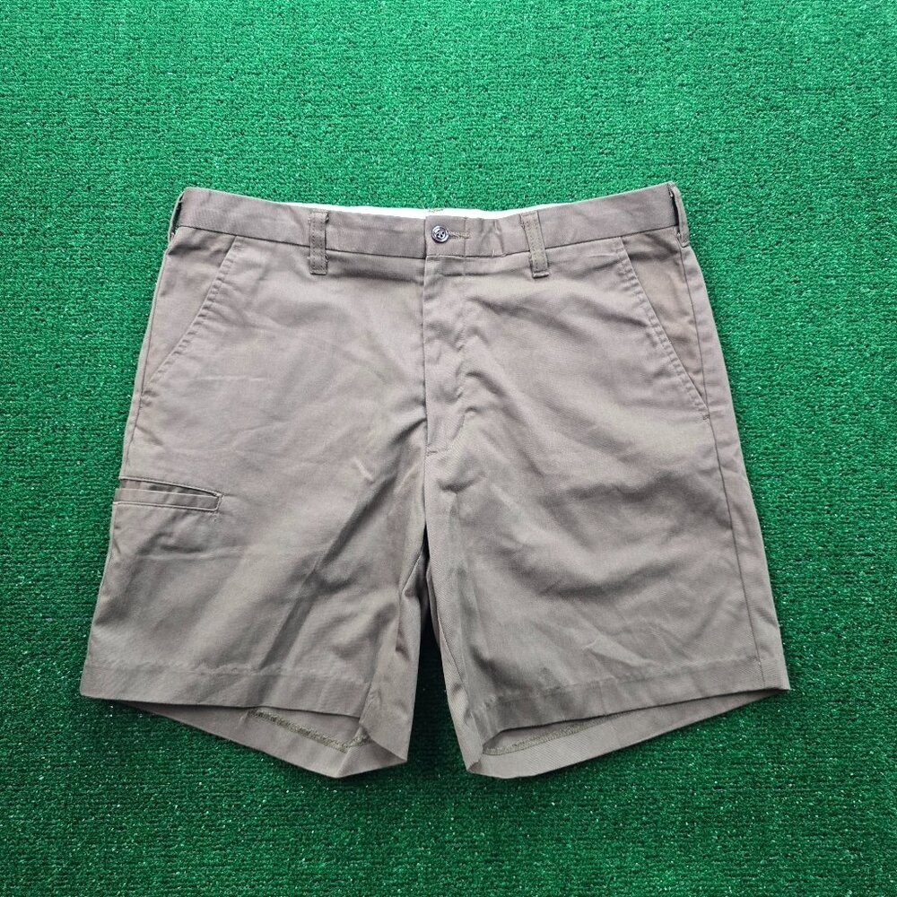 UPS Employee Shorts Mens 34 Brown 7" Inseam Uniform Work Wear Utility Outdoors